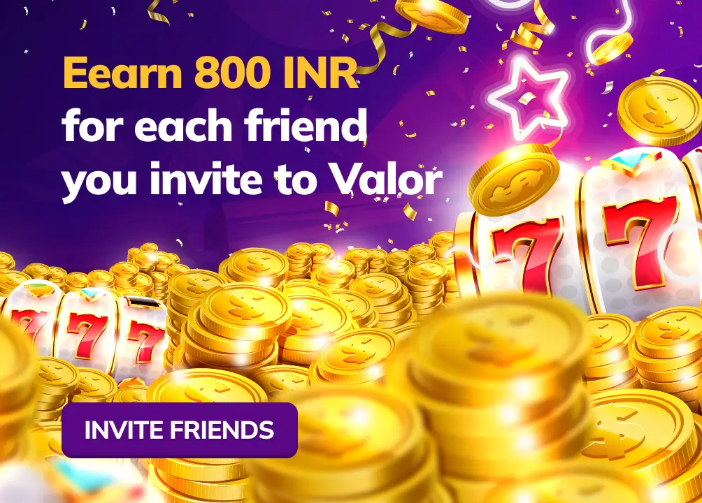 Valor Bet Casino official website India | Full review of Valor Casino Online-image